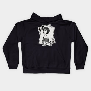 Retro Ice Spice Card Style Kids Hoodie